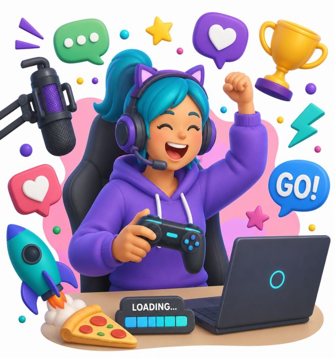 Una persona que juega a los videojuegos